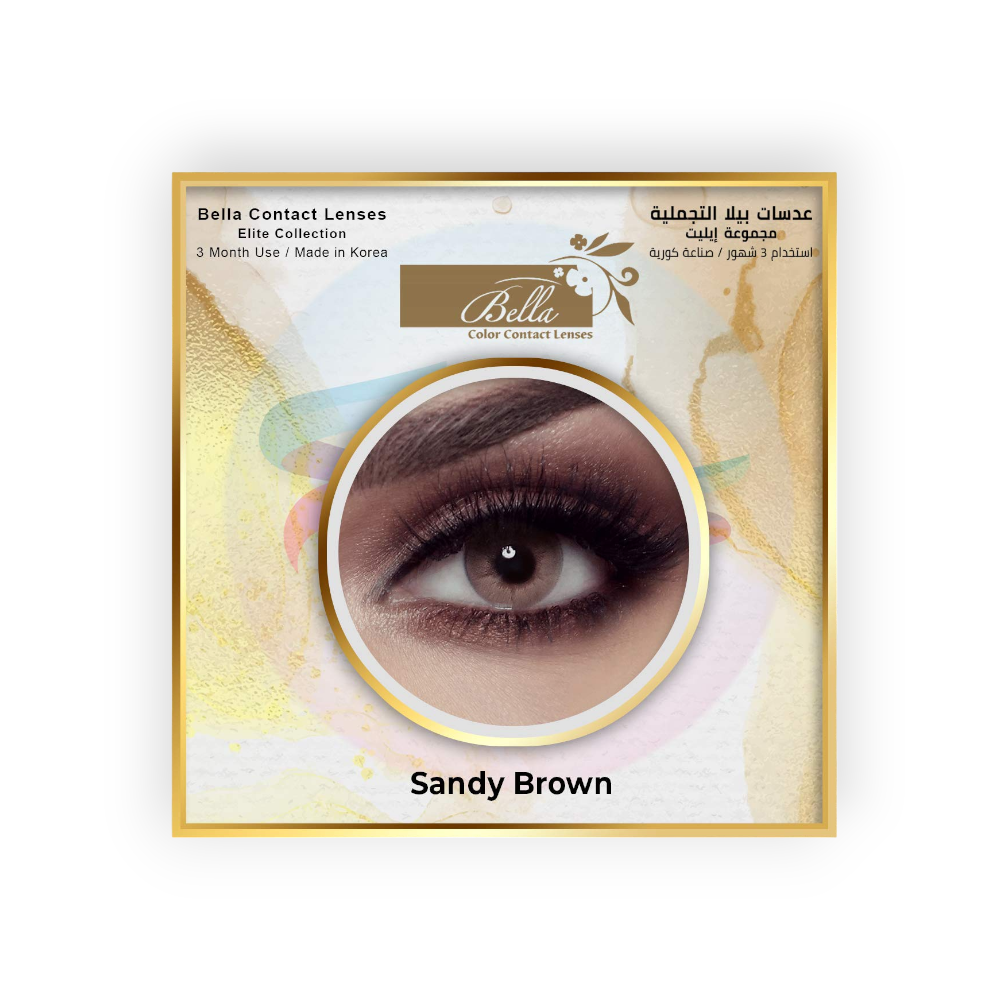 BELLA EYE LENSES HIGHLIGHT CIRCLE BROWN