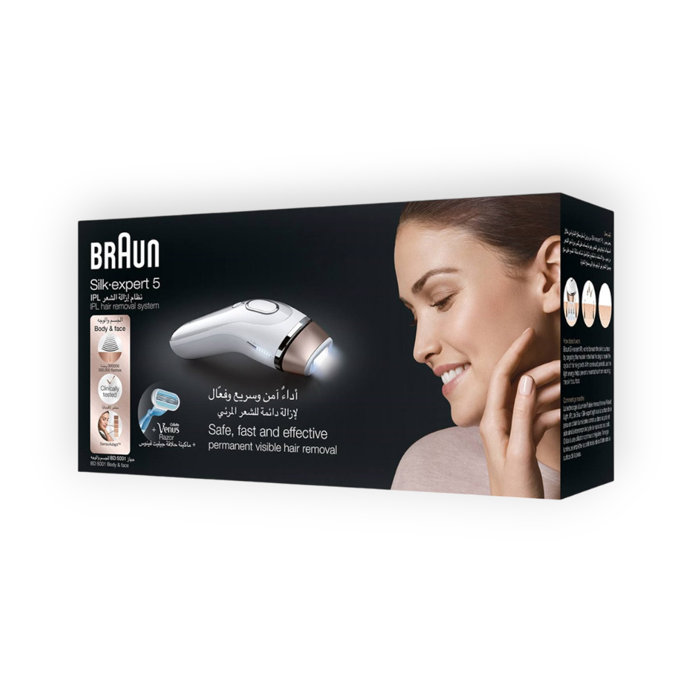 BRAUN SILK EXPERT5 BODY&FACE BD5001