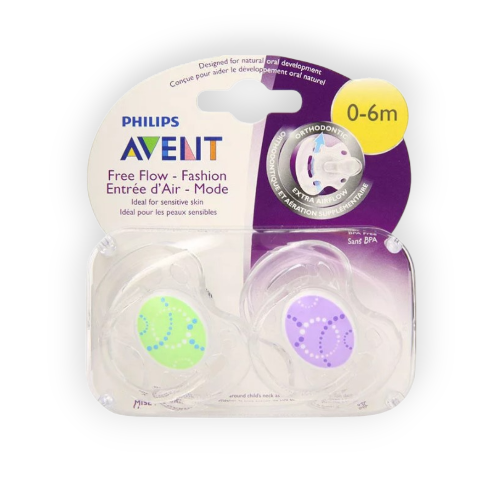 AVENT FREE FLOW 0-6M 2 pieces (17863)  tetine