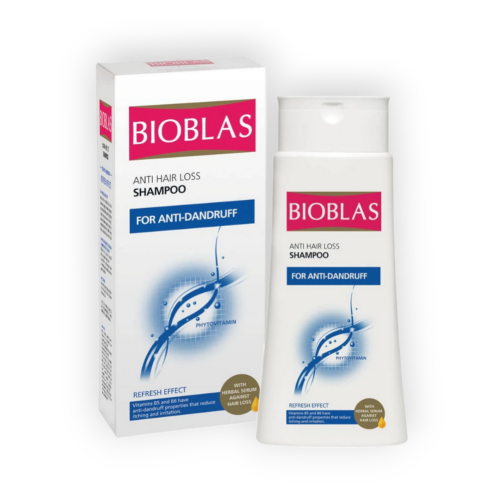 BIOBLAS SHAMPOO ANTI HAIR LOSE&ANTI DANDRUFF 360 ML 1+1