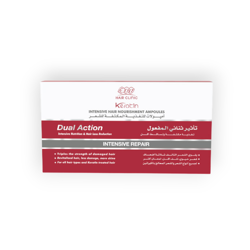 EVA KERATIN INTENSIVE HAIR NOURSHMENT AMPOULES DISCOUNT15%