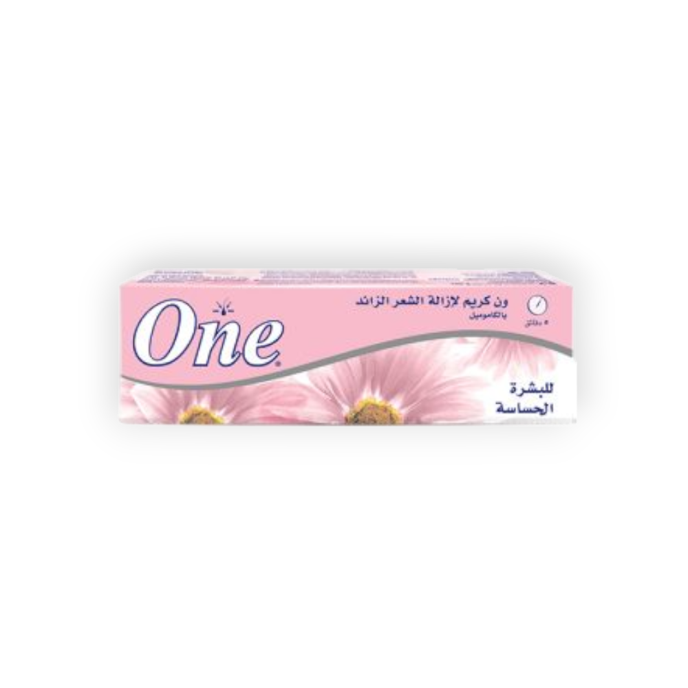 ONE (HAIR REMOVAL CREAM.) SENSITIVE 90GM