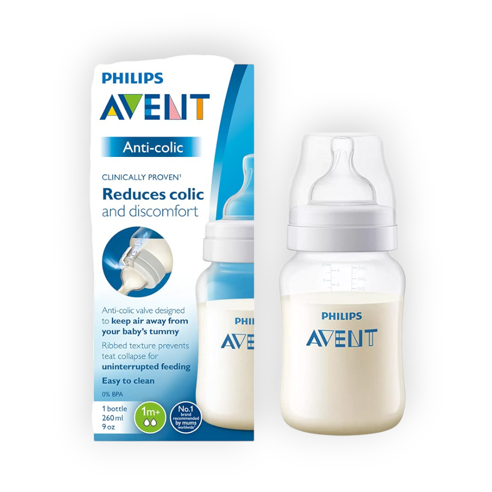 AVENT ANTI-COLIC FEEDIN BOTTLE +1Month  260 ML620