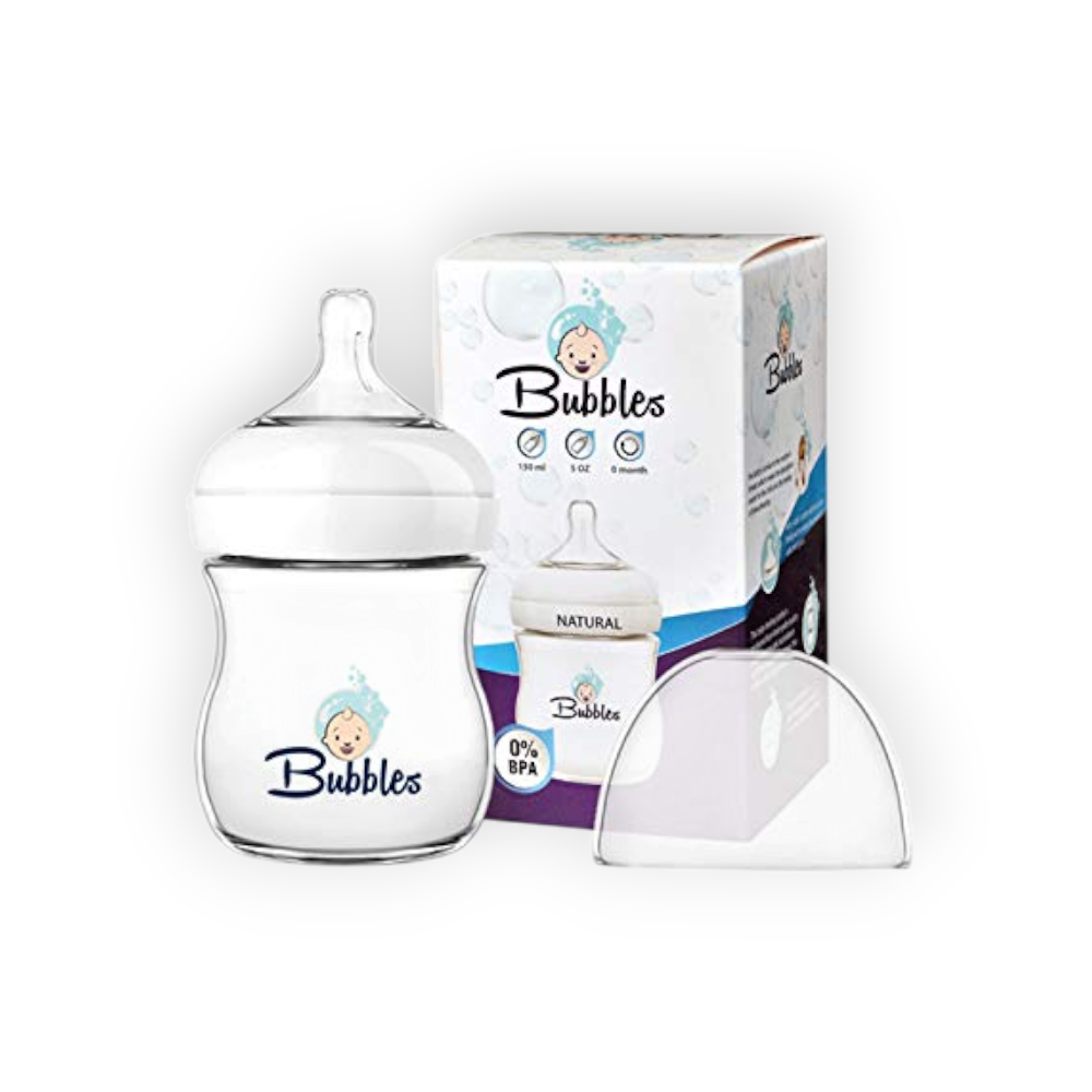 BUBBLES NIPPLE NATURAL +6 MONTH 8164
