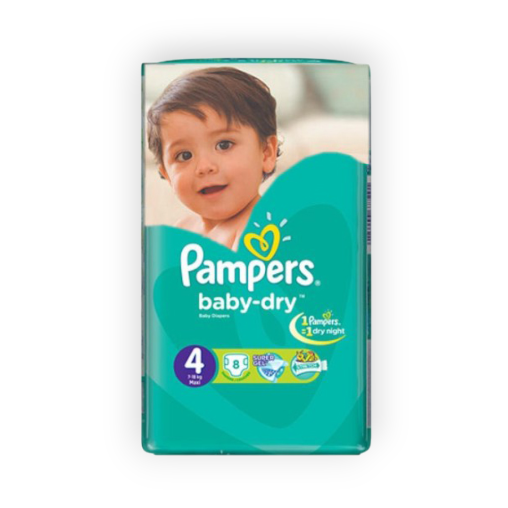 PAMPERS JUMBO SIZE (4) 80 pieces