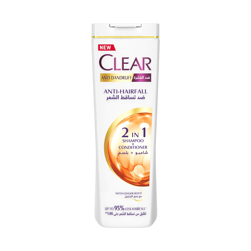 CLEAR WOMEN ANTI HAIR FALL SHAMPOO+Conditioner 600ML