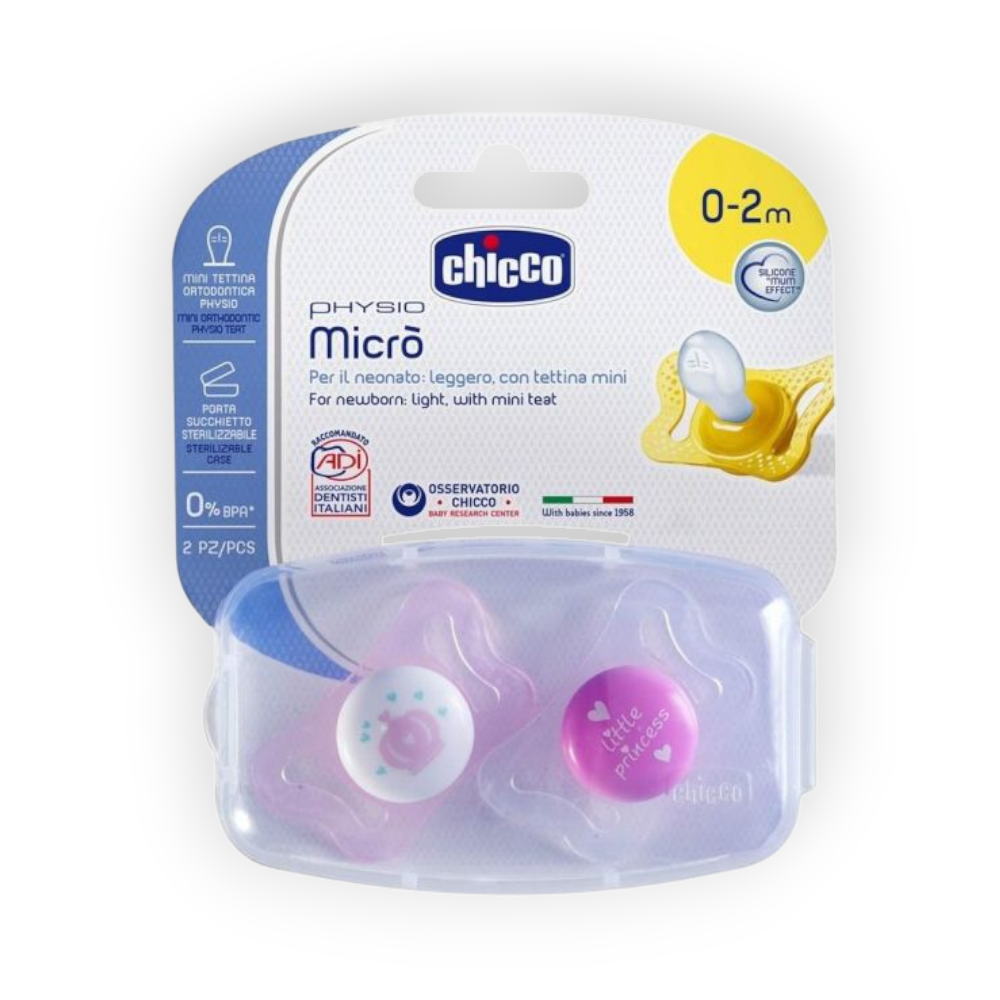 CHICCO MICRO TETTINA 0-2 MONTHCOD.69538  (2 pieces)