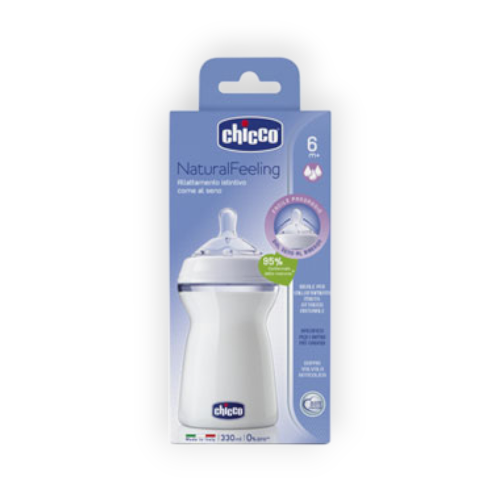 CHICCO NATURAL FEELING +2MONTH250ML 0984