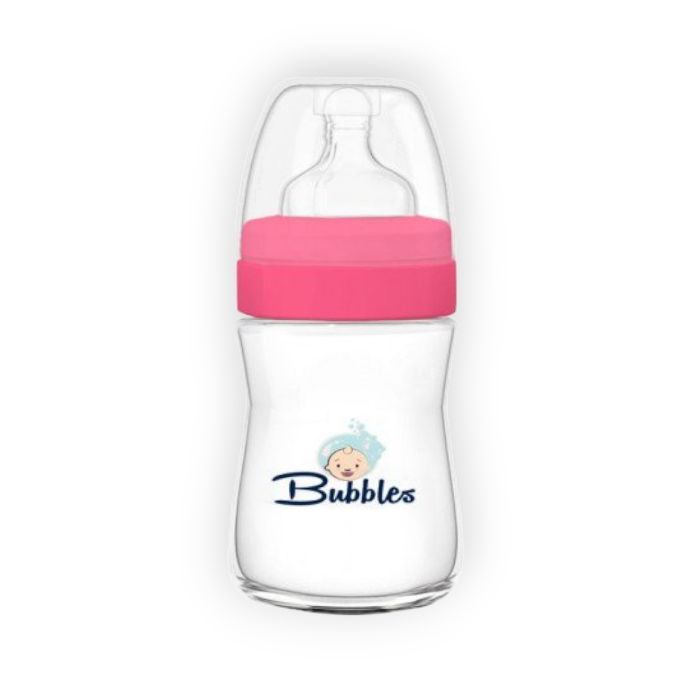BUBBLES FEEDING POTTLE 150 ML+TETINA +TEETHER 416