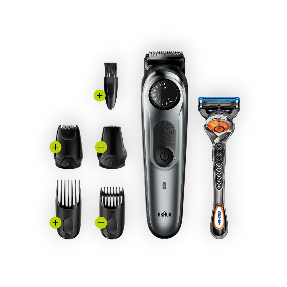 BRAUN BEARD TRIMMER 7 39 PRECISION WHEEL BT7220