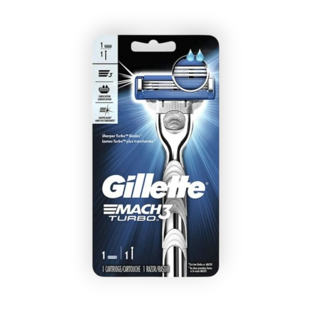 GILLETTE MACH 3 TURBO BLADES 5+1 Piece