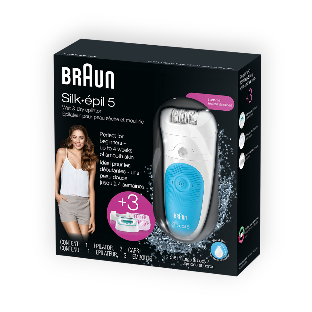 BRAUN SILK EPIL 5 WET&DRY EPILATOR L&BODY 5511
