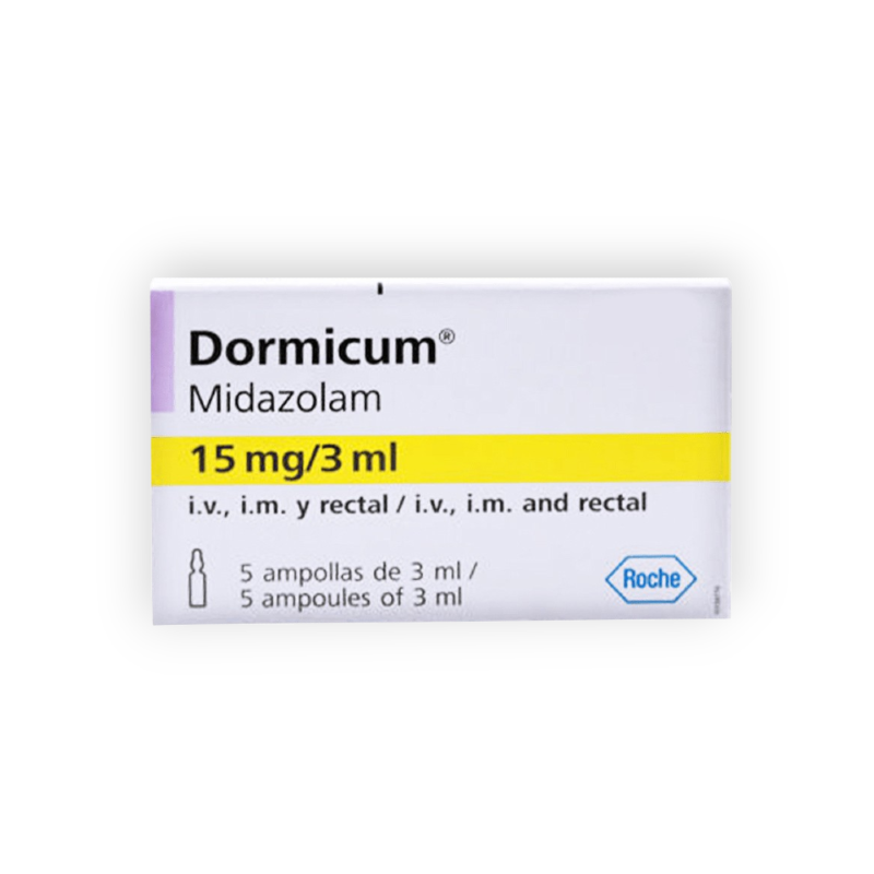 DORMICUM 15 MG 5 AMPULES