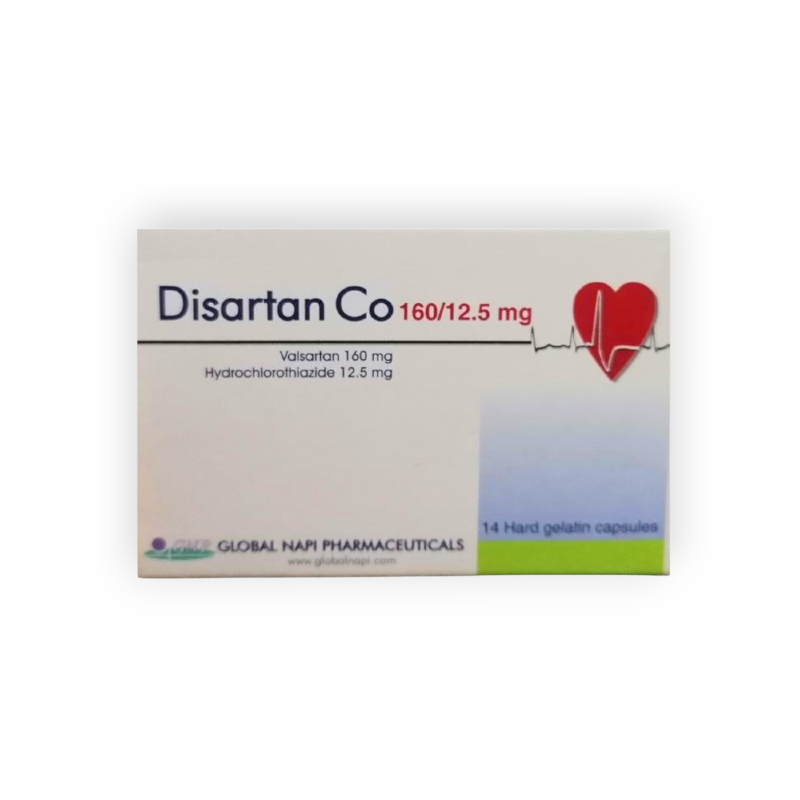 DISARTAN CO 160 MG 14 CAPSULES