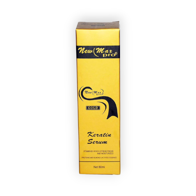 NEW MAX PRO GOLD KERATIN HAIR SERUM 80ML