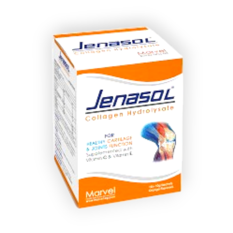 JENASOL ORANGE FLAVORED 10 SACHETS