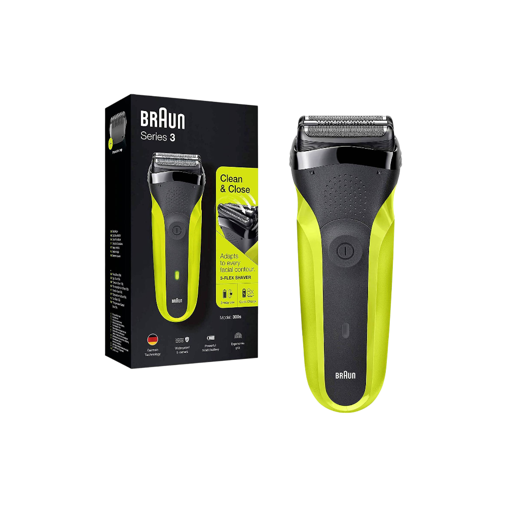 BRAUN SERIES 3 CLEAN&CLOSE BLACK BLACK 300S