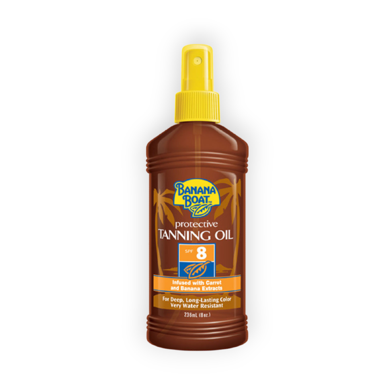BANANA BOAT TANNING OIL SPF8 236ML
