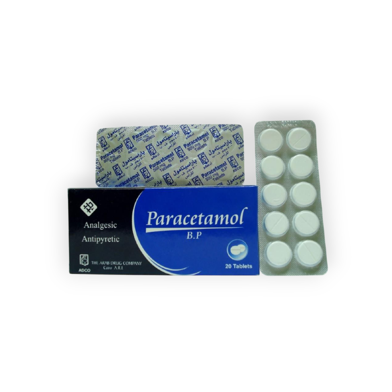 PARACETAMOL 500 MG 20 TABLET