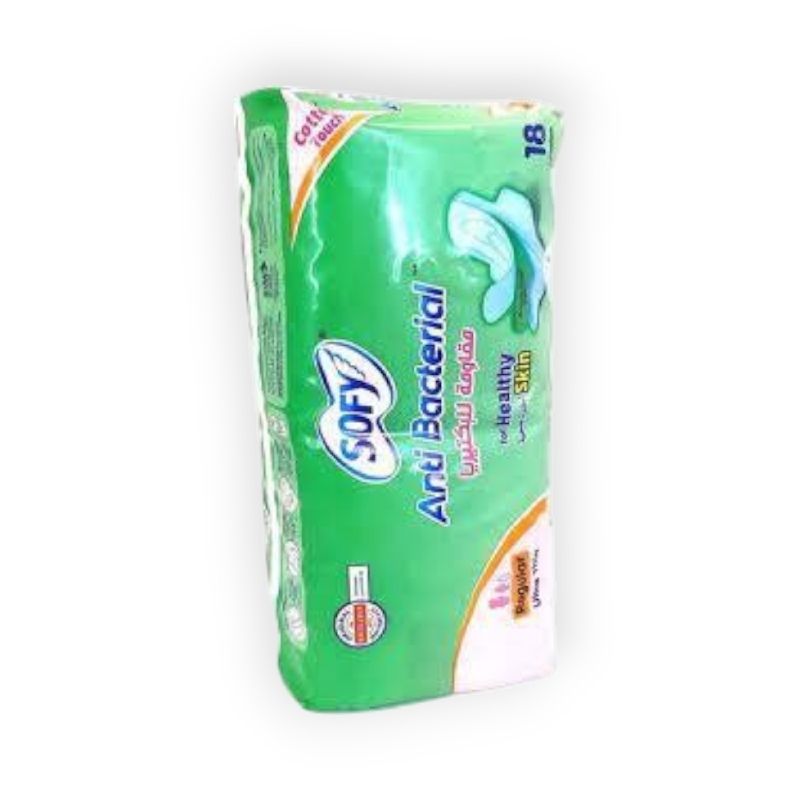 SOFY ANTI BACTERIAL REGULAR ULTRA THICK 18PADS