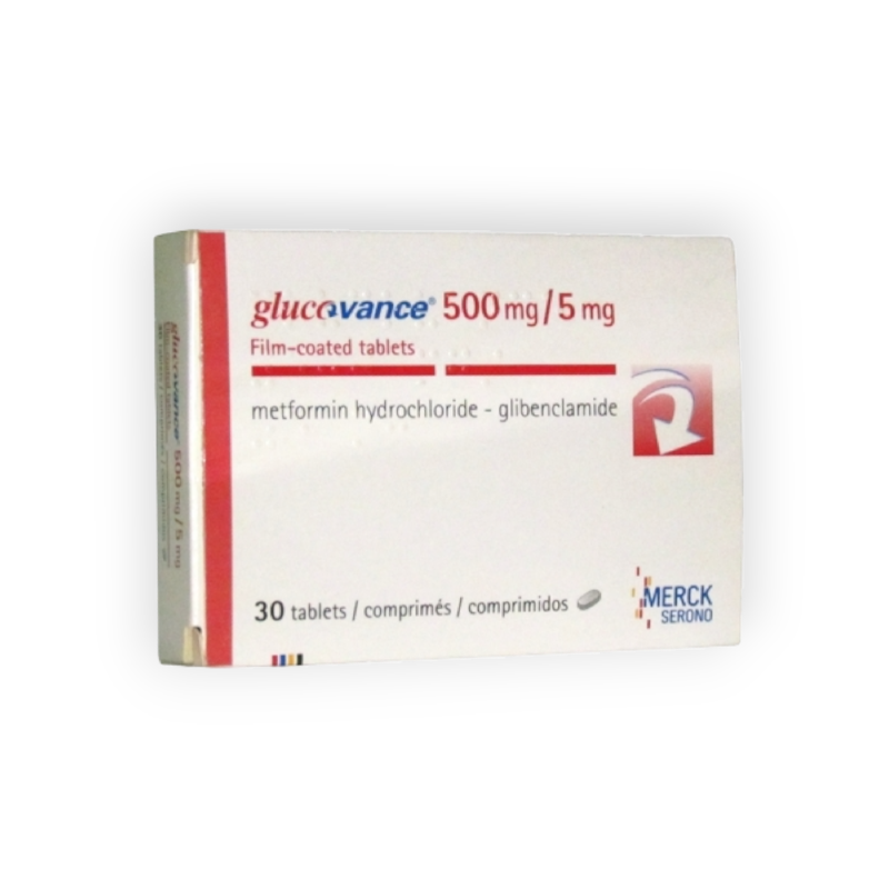 GLUCOVANCE 5 / 500 MG 30 TABLET