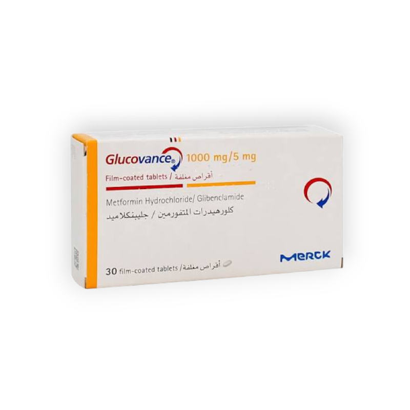 GLUCOVANCE 1000 / 5 MG 30 TABLET