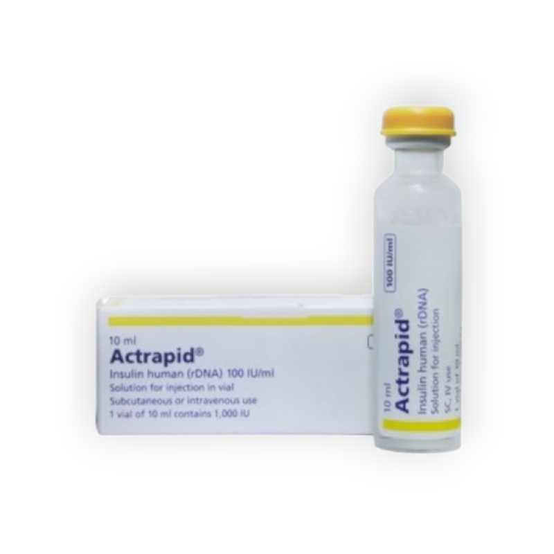ACTRAPID  100 IU/ML 1 VIAL 10 ML