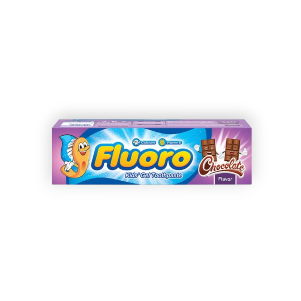 FLUORO KIDS GEL TOOTHPASTE CHOCOLATE 50GM