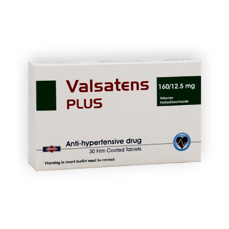 VALSATENS PLUS 160/12.5 MG 30 TABLET