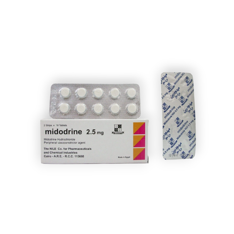 MIDODRINE 2.5 MG 20 TABLET
