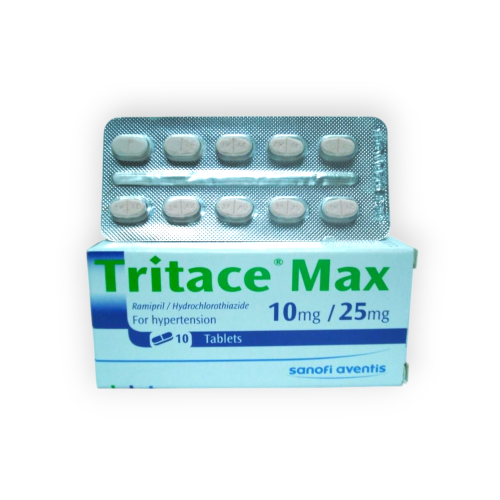 TRITACE MAX 10-25 MG 10 TABLET