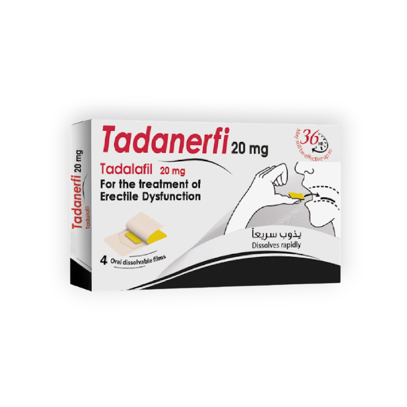 TADANERFI 20 MG 4 ORAL TABLET