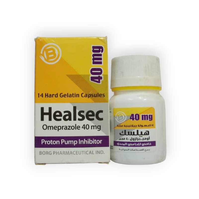 HEALSEC  40 MG 14 CAPSULES