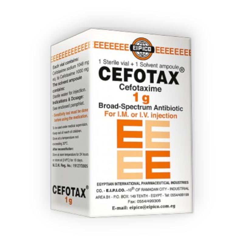 CEFOTAX 1 GM VIAL