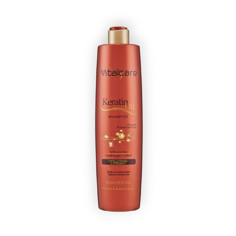 VITAL CARE SHAMPOO KERATIN OIL 500ML