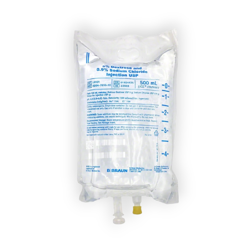DEXTROSE 5%&SODIUM CHLORIDE 0.9% 500 ML OTSUKA