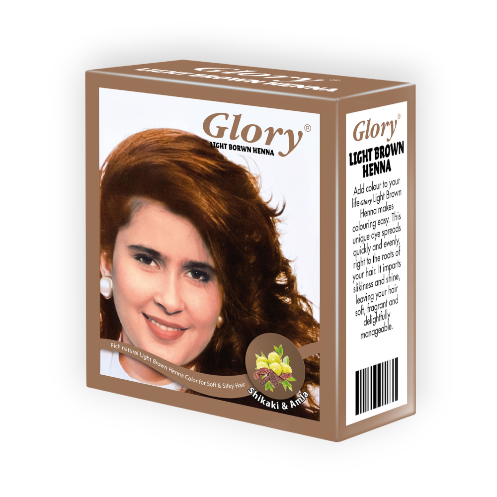 GLORY LIGHT BROWN HENNA 1 SACHET