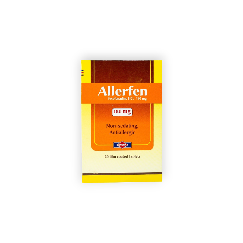 ALLERFEN  180 MG  20 TABLET