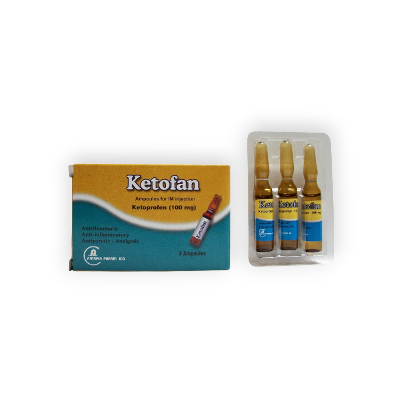 KETOFAN 100 MG 3 AMPULES