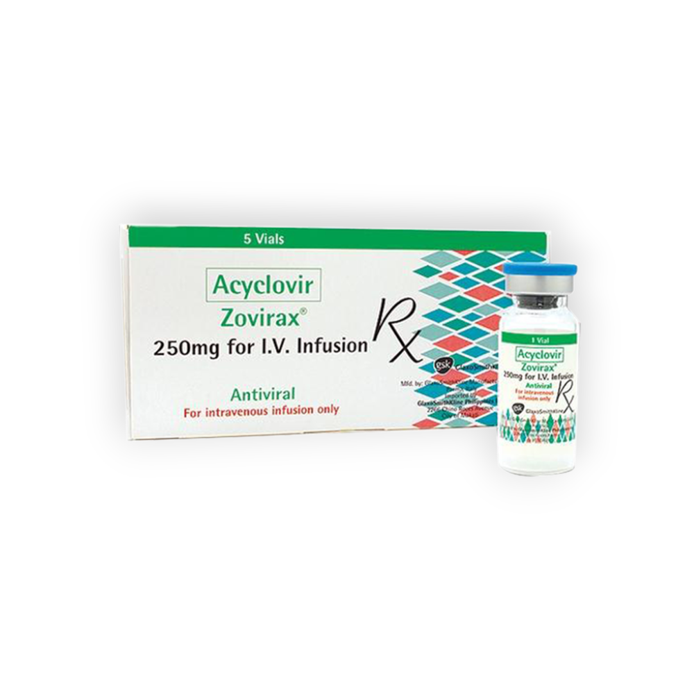 ZOVIRAX 250 MG 5 VIAL