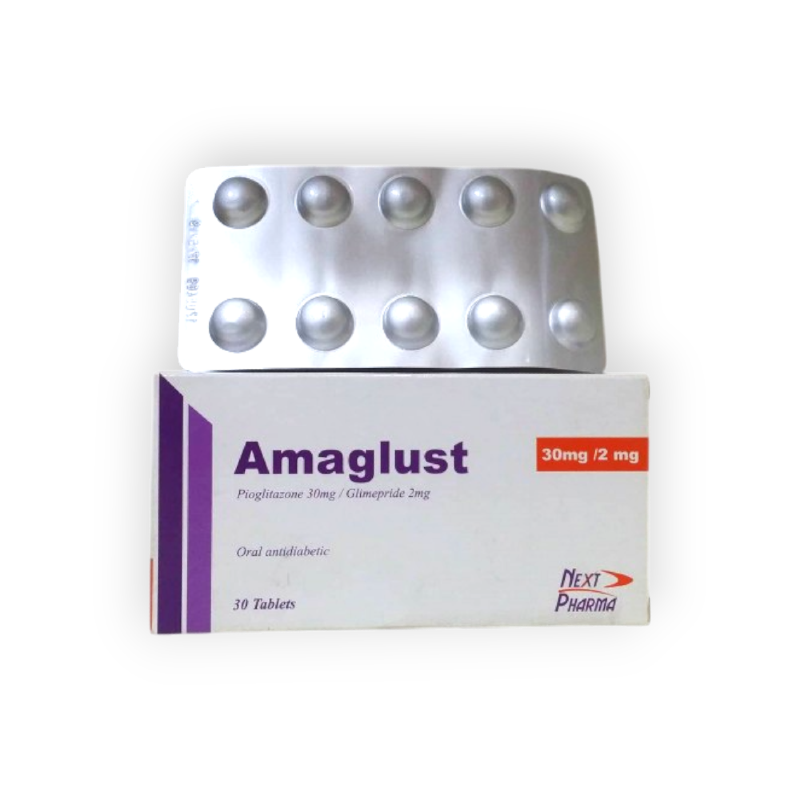 AMAGLUST 30 MG / 2 MG 30 TABLET