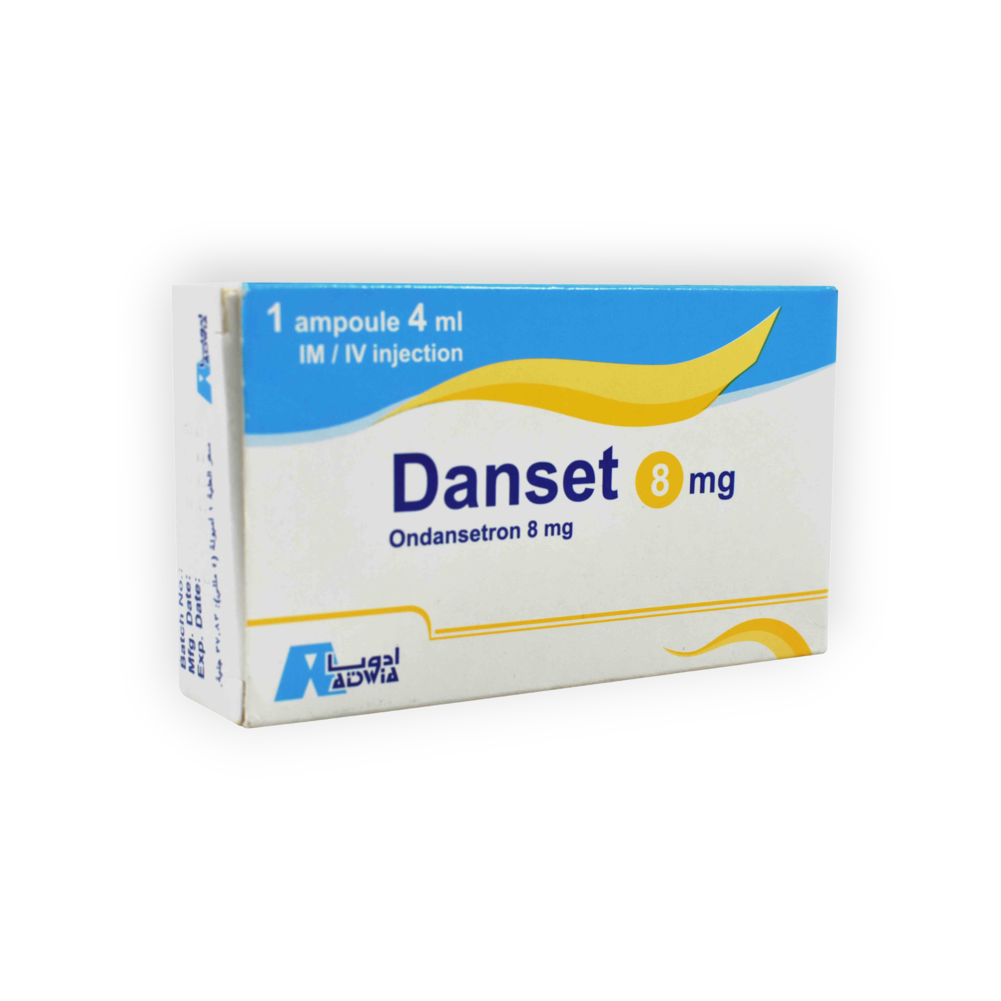 DANSET 8 MG 1 AMPULES