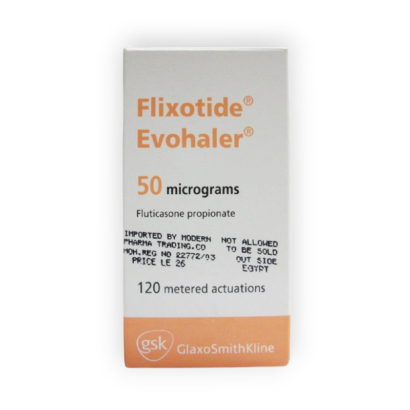 FLIXOTIDE EVOHALER 50 MCG 120 DOSE