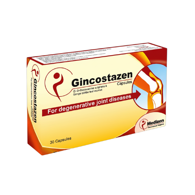 GINCOSTAZEN 500 MG 30 CAPSULES