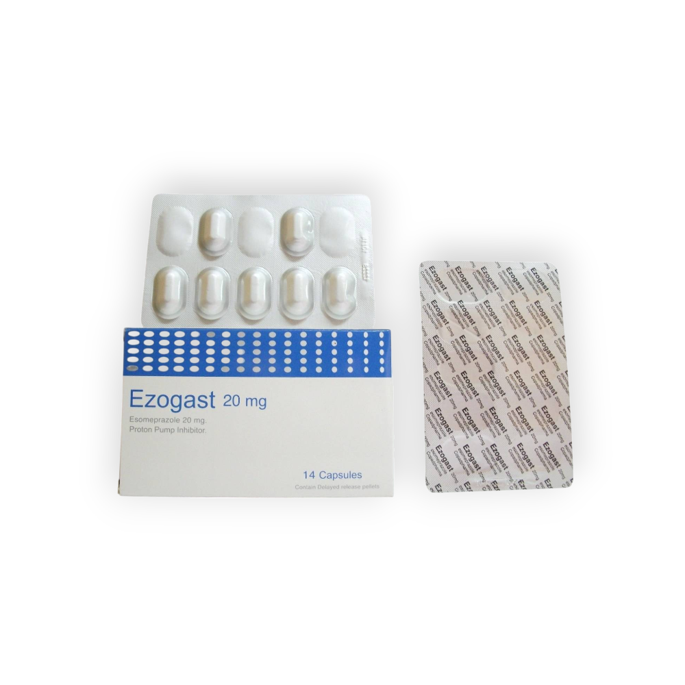 EZOGAST 20 MG 14 CAPSULES