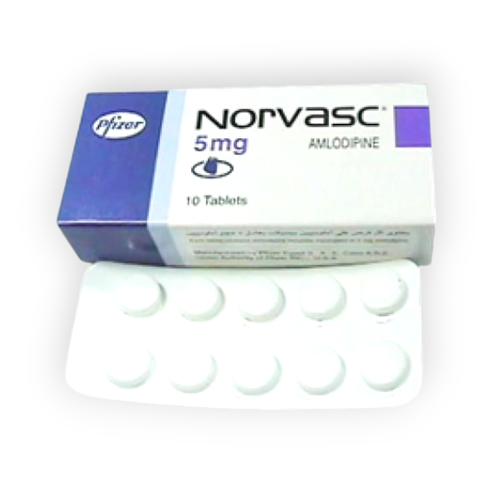 NORVASC 5 MG 10 TABLET