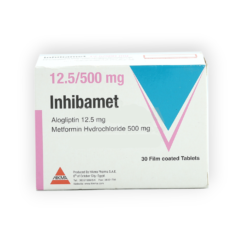 INHIBAMET 12.5 / 500 MG 30 CAPSULES