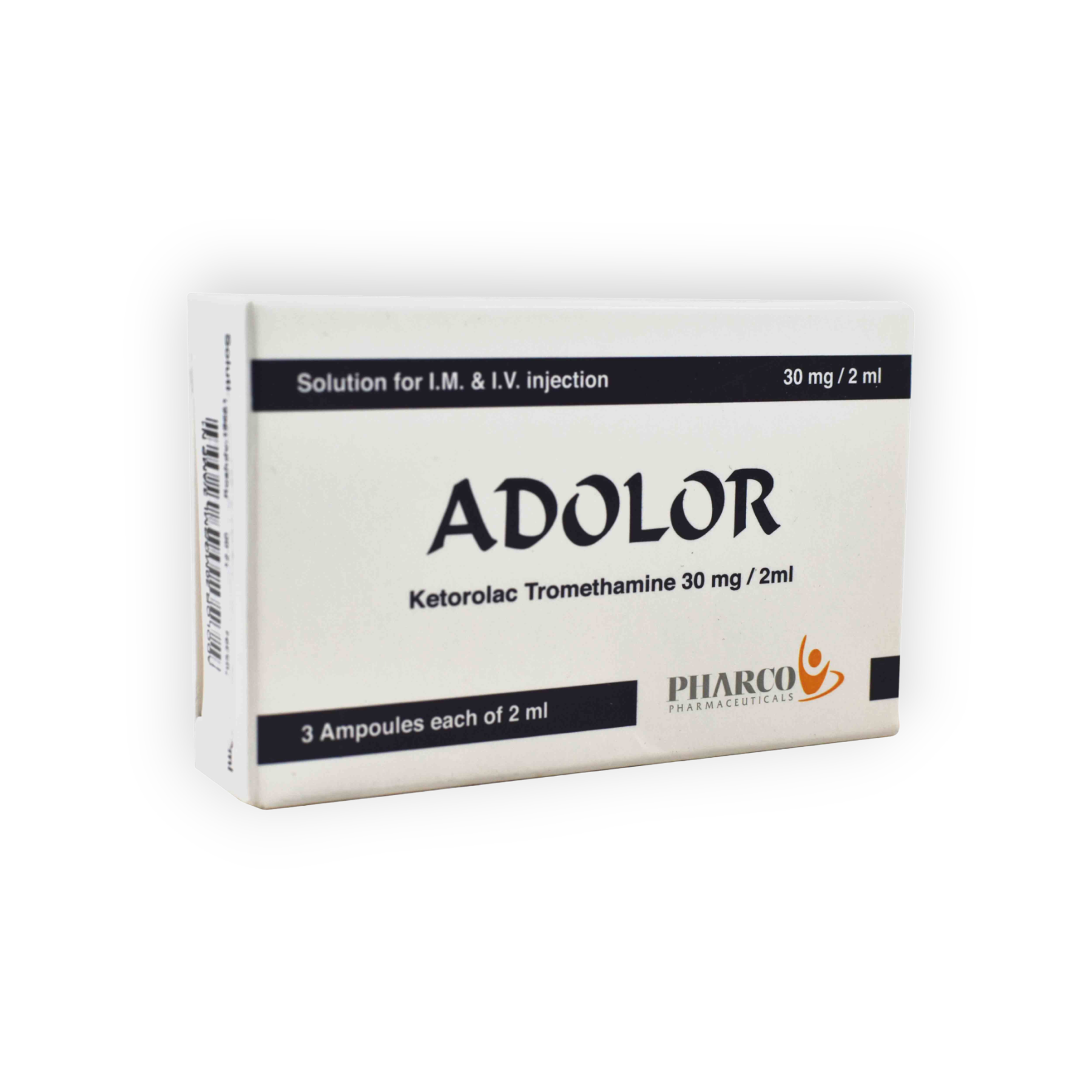 ADOLOR  30 MG / 2 ML  3 AMPULES