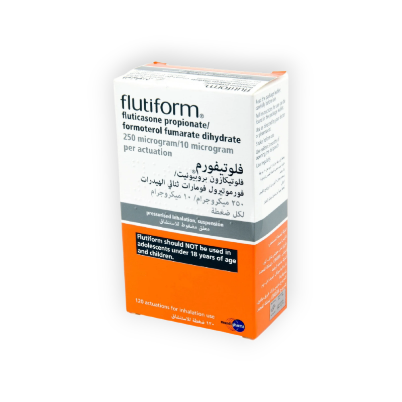 FLUTIFORM 250 / 10 MICROGRAM 120 DOSE