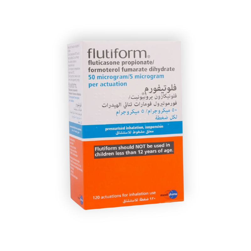FLUTIFORM 50 / 5 MICROGRAM 120 DOSE